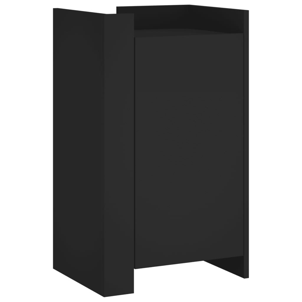 Komoda crna 45x35x75 cm od konstruiranog drva