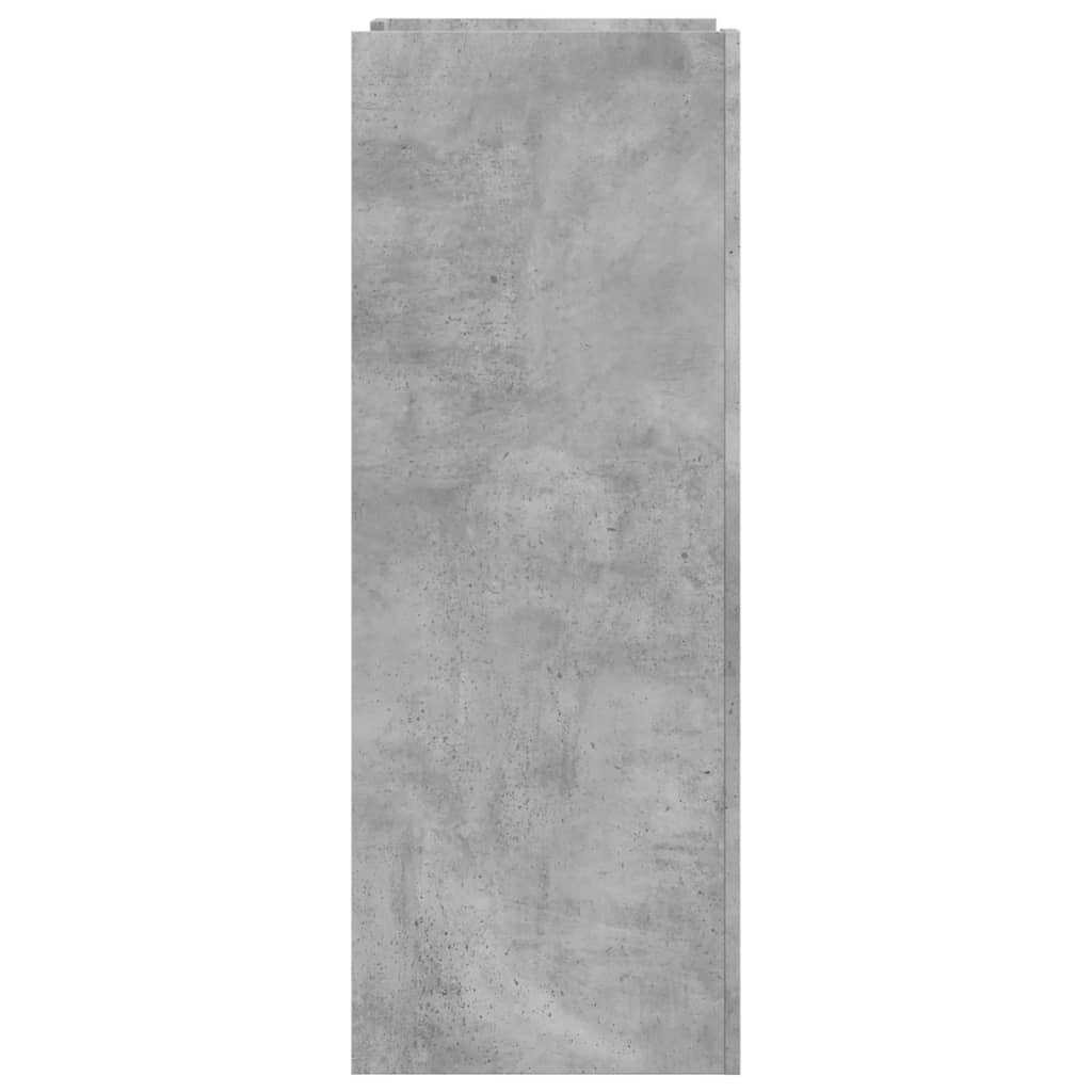 Ormarić za cipele boja betona 74,5x37,5x100cm konstruirano drvo