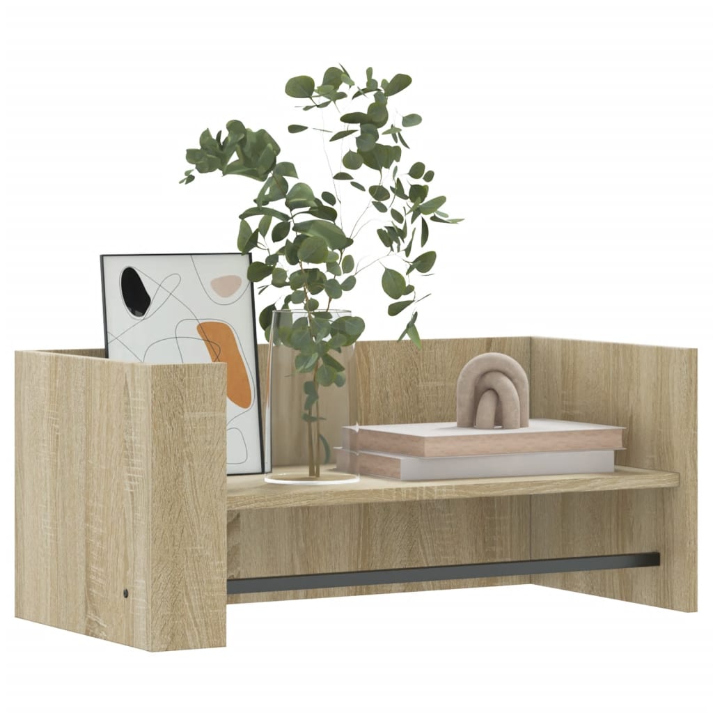 Zidna polica boja hrasta sonome 70,5 x 35 x 30,5 cm drvena