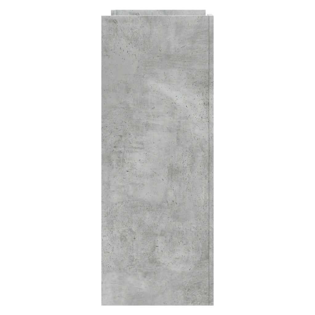 Konzolni stol siva boja betona 100x35x90 cm konstruirano drvo