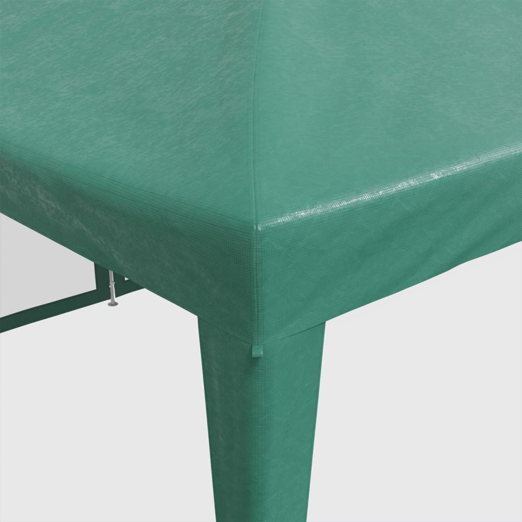 Šator za zabave s 12 mrežasta bočna zida zeleni 8x4 m HDPE