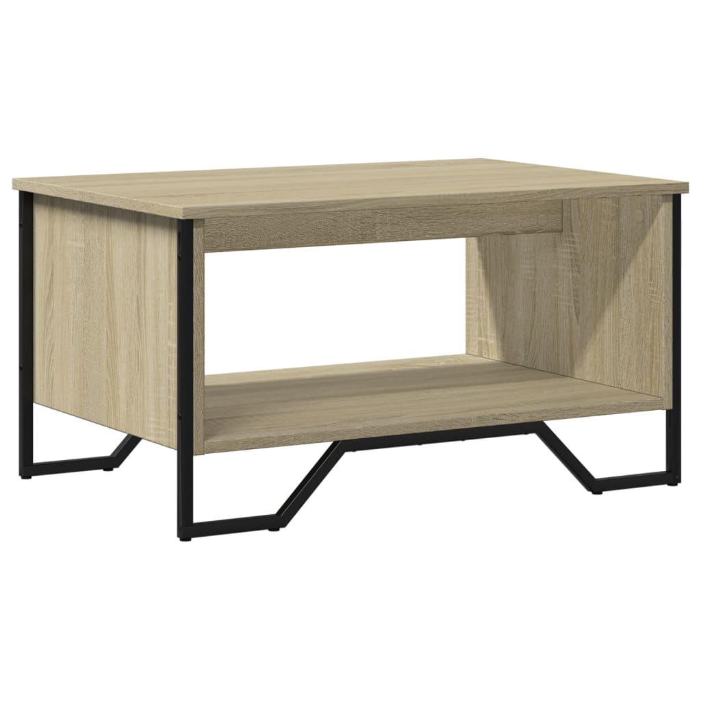 Stolić za kavu boja hrasta 75x51x40 cm konstruirano drvo