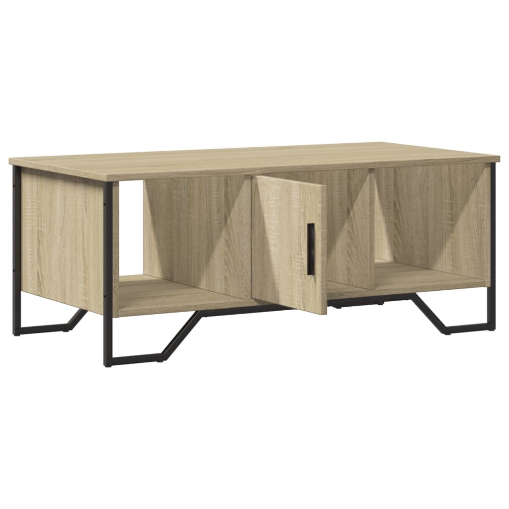 Stolić za kavu boja hrasta 100 x 51 x 40 cm konstruirano drvo