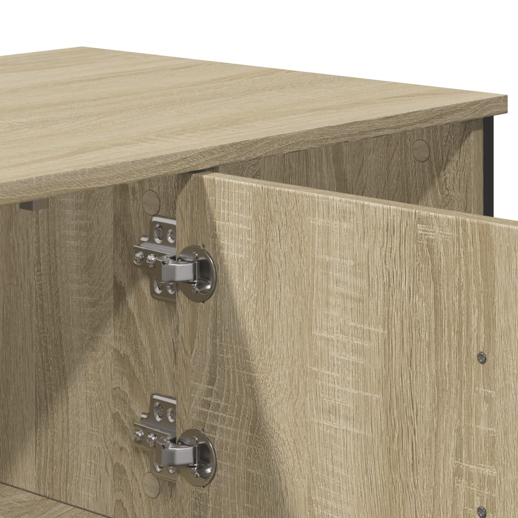 Stolić za kavu boja hrasta 100 x 51 x 40 cm konstruirano drvo