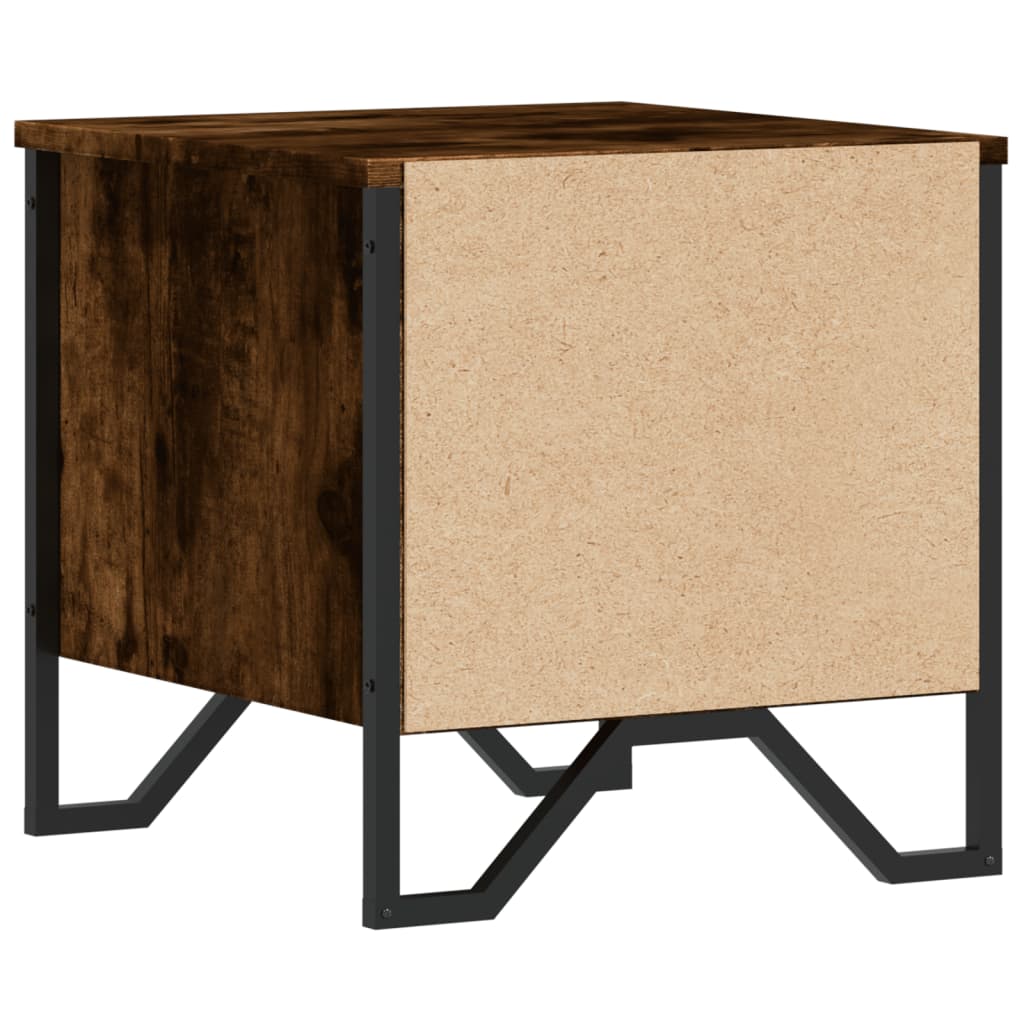 Noćni ormarići 2 kom boja hrasta 40x41x40 cm konstruirano drvo