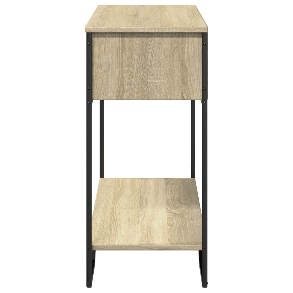 Konzolni stol boja hrasta 100 x 35 x 74,5 cm konstruirano drvo