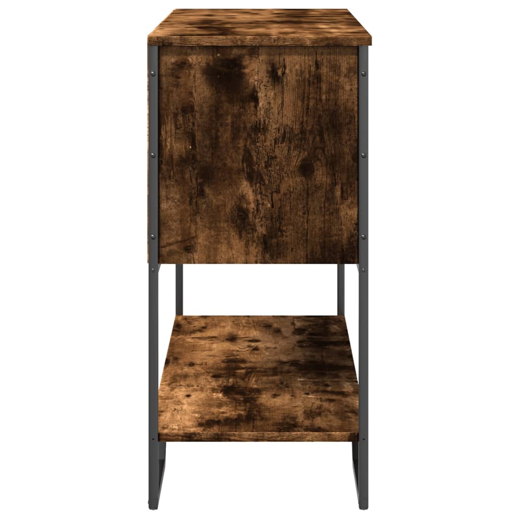 Konzolni stol boja hrasta 100 x 35 x 74,5 cm konstruirano drvo