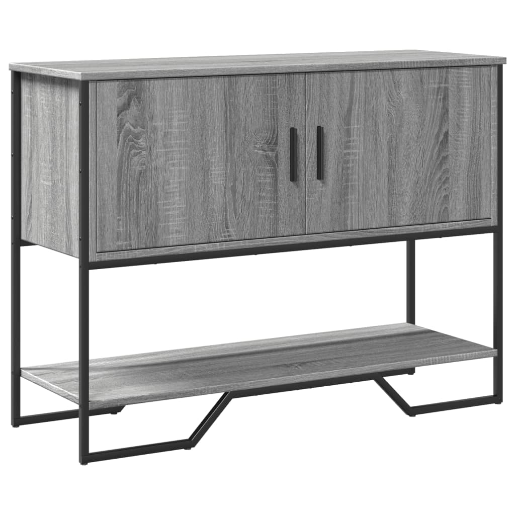 Konzolni stol boja hrasta 100 x 35 x 74,5 cm konstruirano drvo