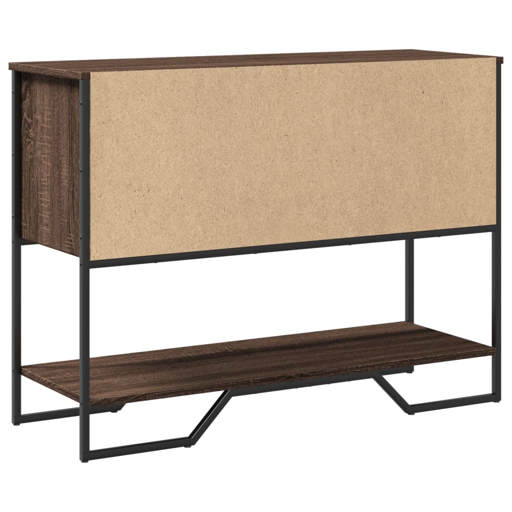 Konzolni stol boja hrasta 100 x 35 x 74,5 cm konstruirano drvo
