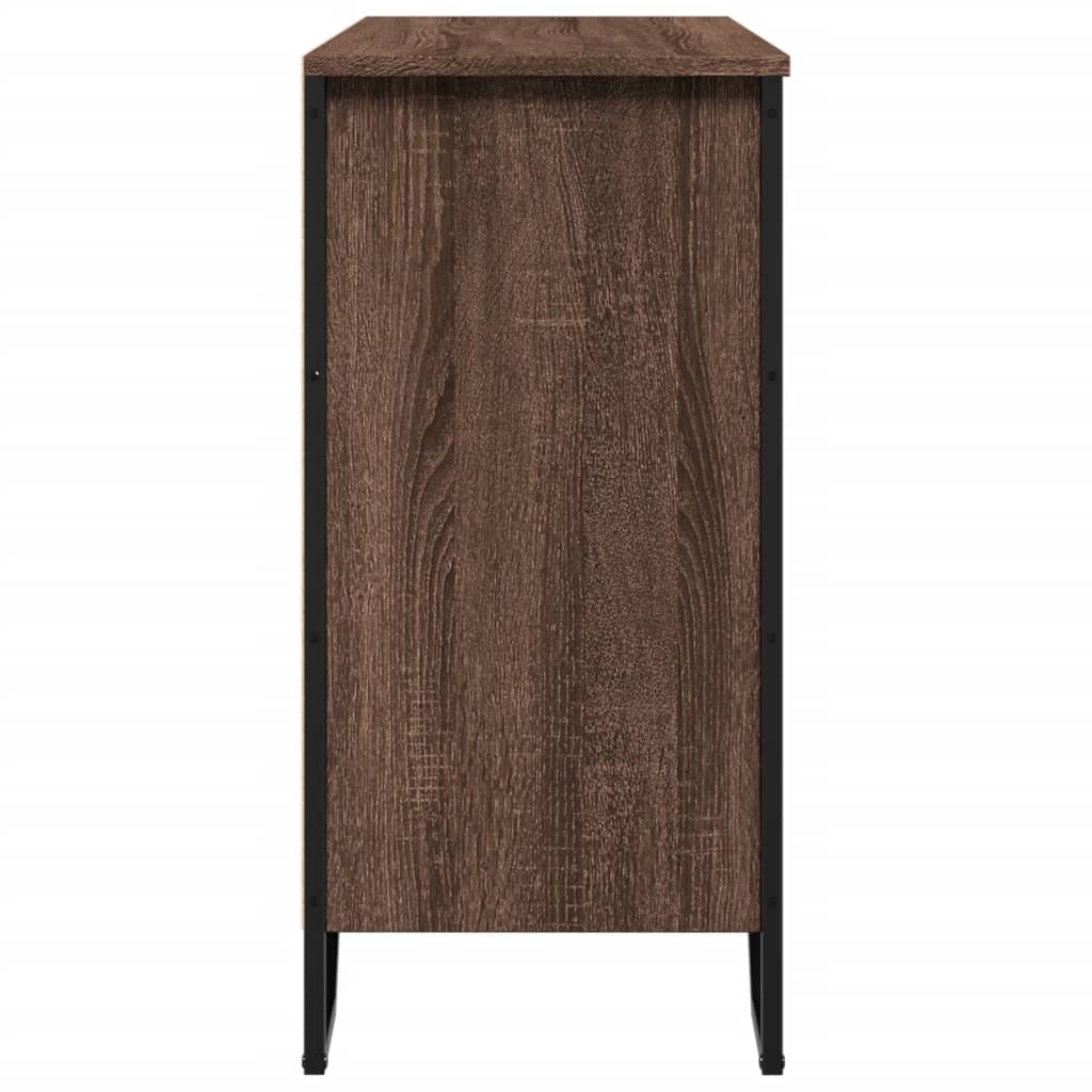 Komoda boja smeđeg hrasta 91x35,5x74,5 cm od konstruiranog drva