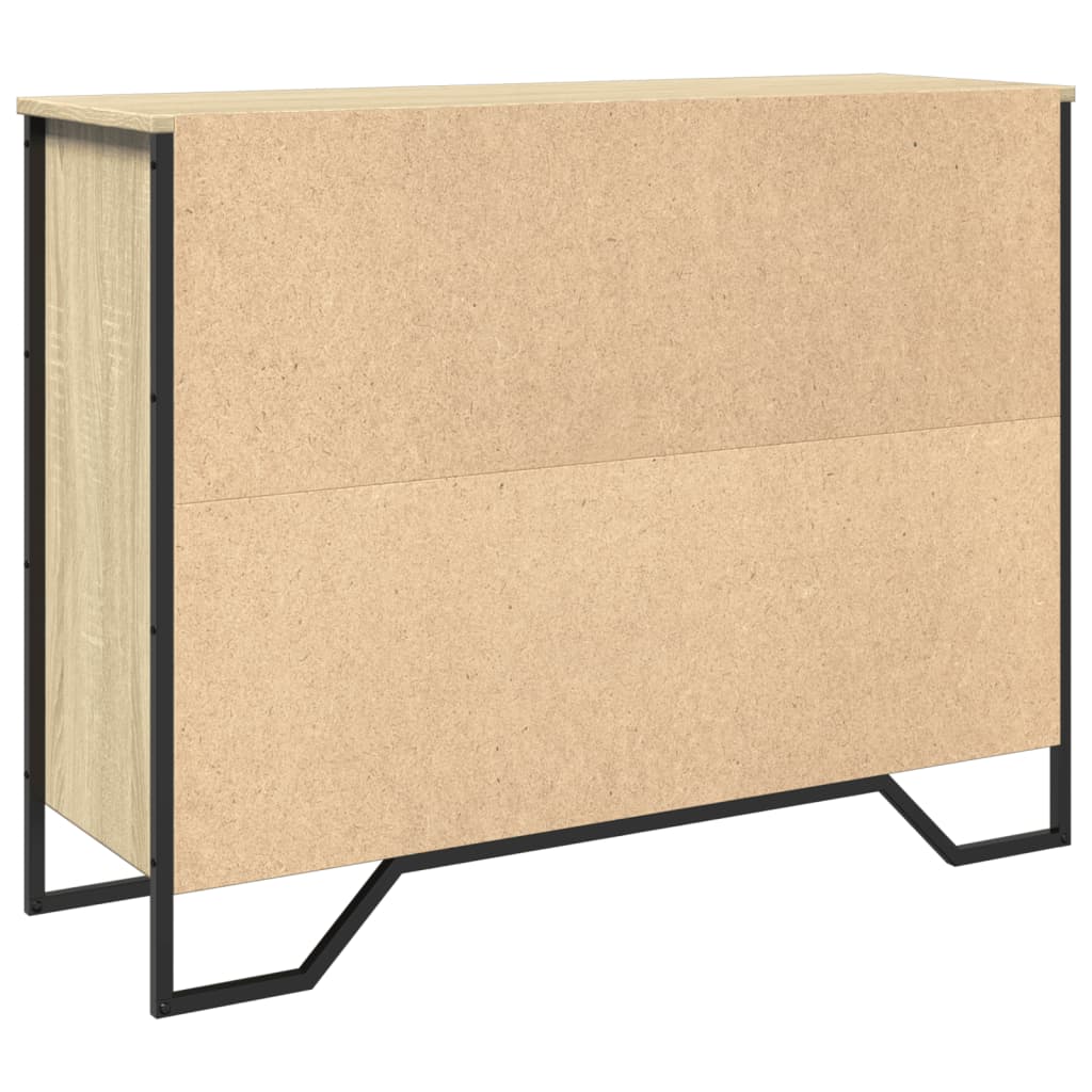 Komoda boja hrasta sonome 97x32,5x74,5 cm od konstruiranog drva