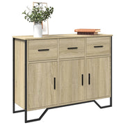 Komoda boja hrasta sonome 97x32,5x74,5 cm od konstruiranog drva