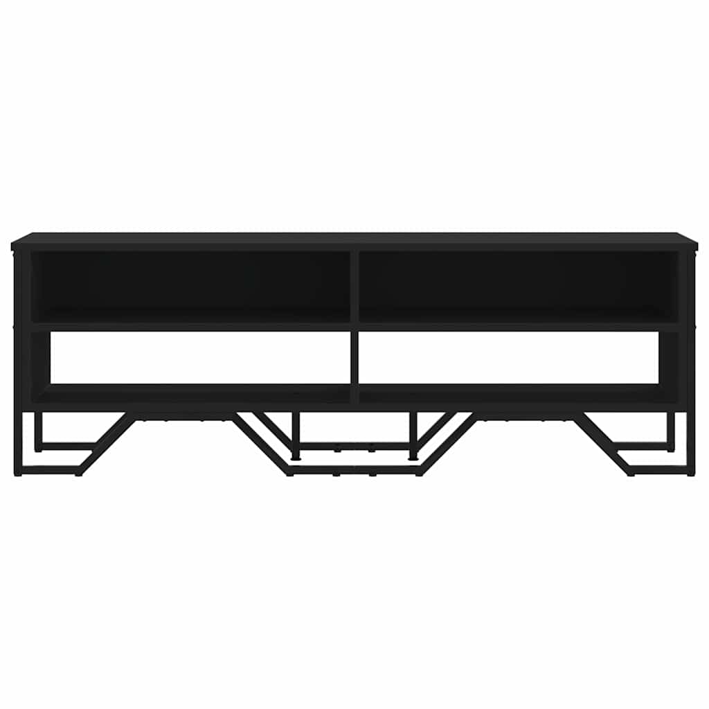 TV ormarić crni 122 x 34 x 41 cm od konstruiranog drva