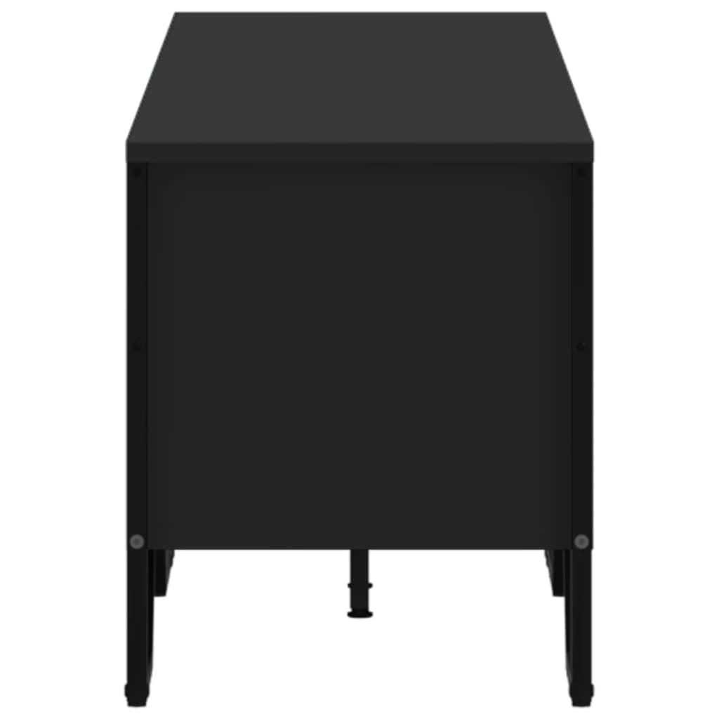 TV ormarić crni 180x34x41 cm od konstruiranog drva