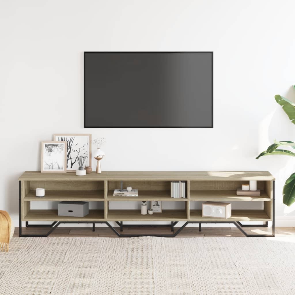 TV ormarić boja hrasta sonome 180x34x41 cm konstruirano drvo
