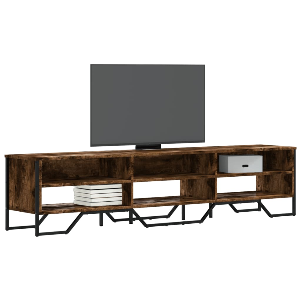 TV ormarić boja dimljenog hrasta 180x34x41 cm konstruirano drvo