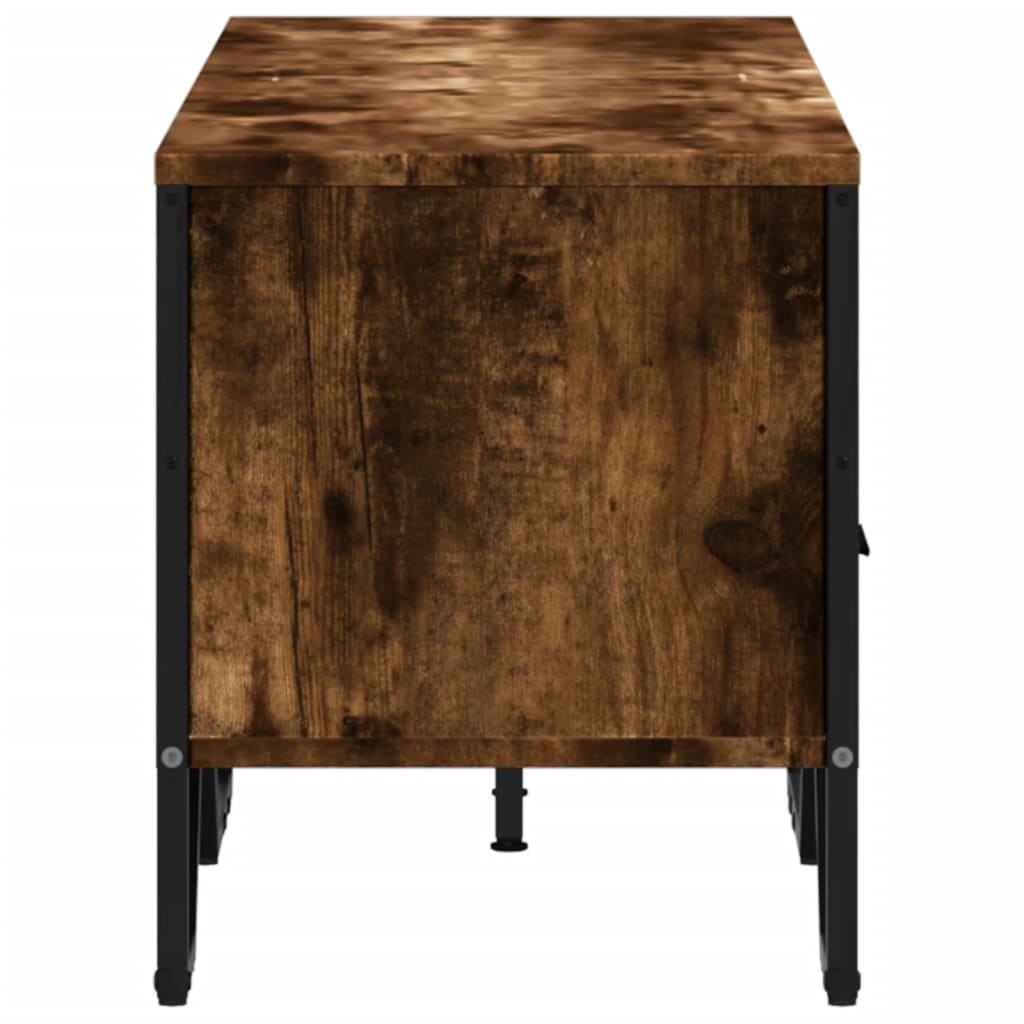 TV ormarić boja dimljenog hrasta 122x34x41 cm konstruirano drvo