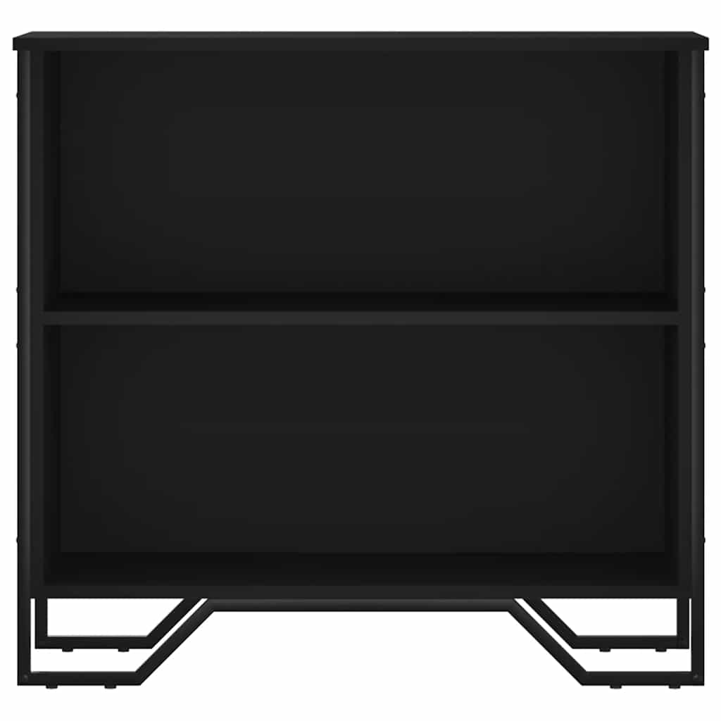 Regal za knjige crni 80x31x74,5 cm od konstruiranog drva