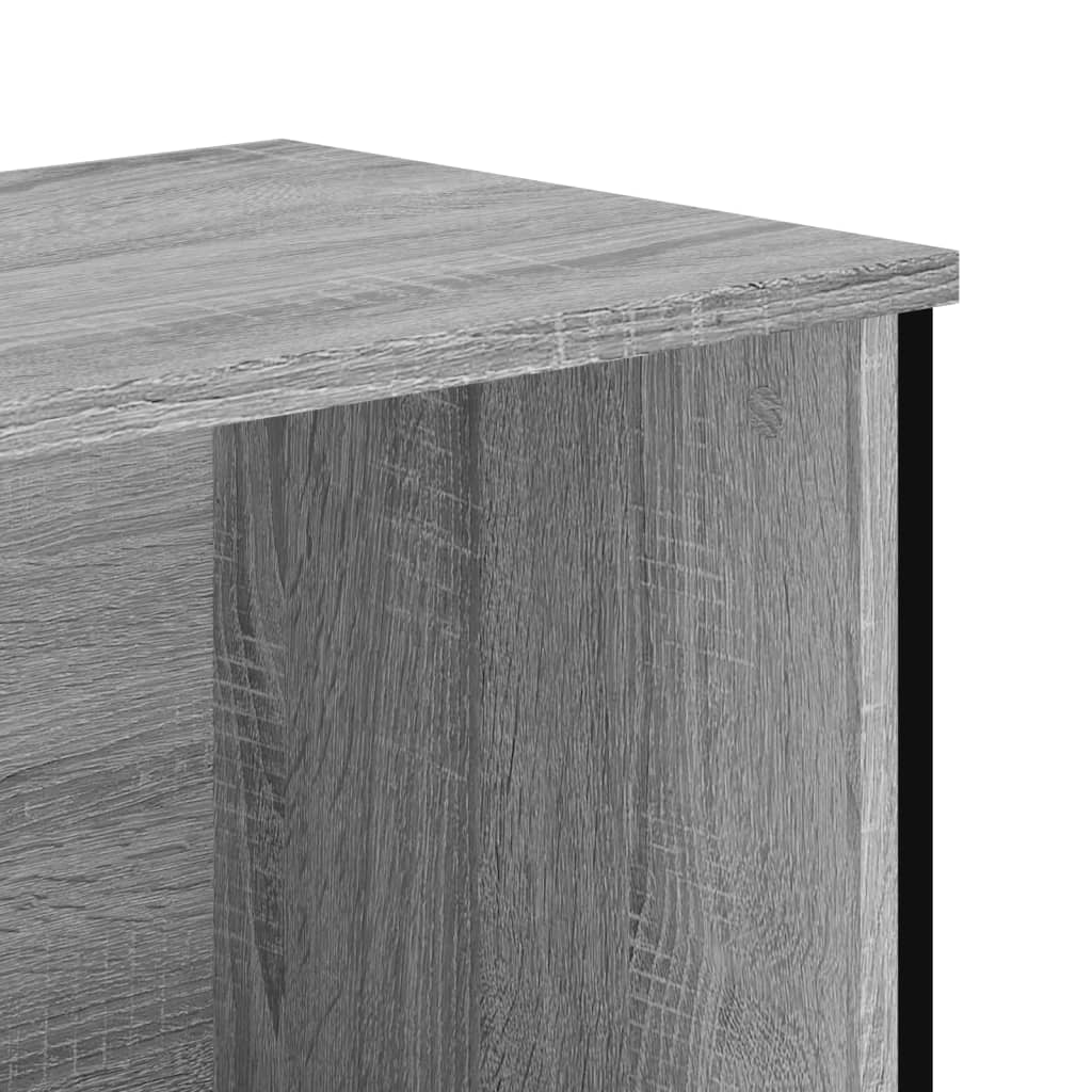 Regal za knjige boja hrasta 80x31x74,5 cm konstruirano drvo