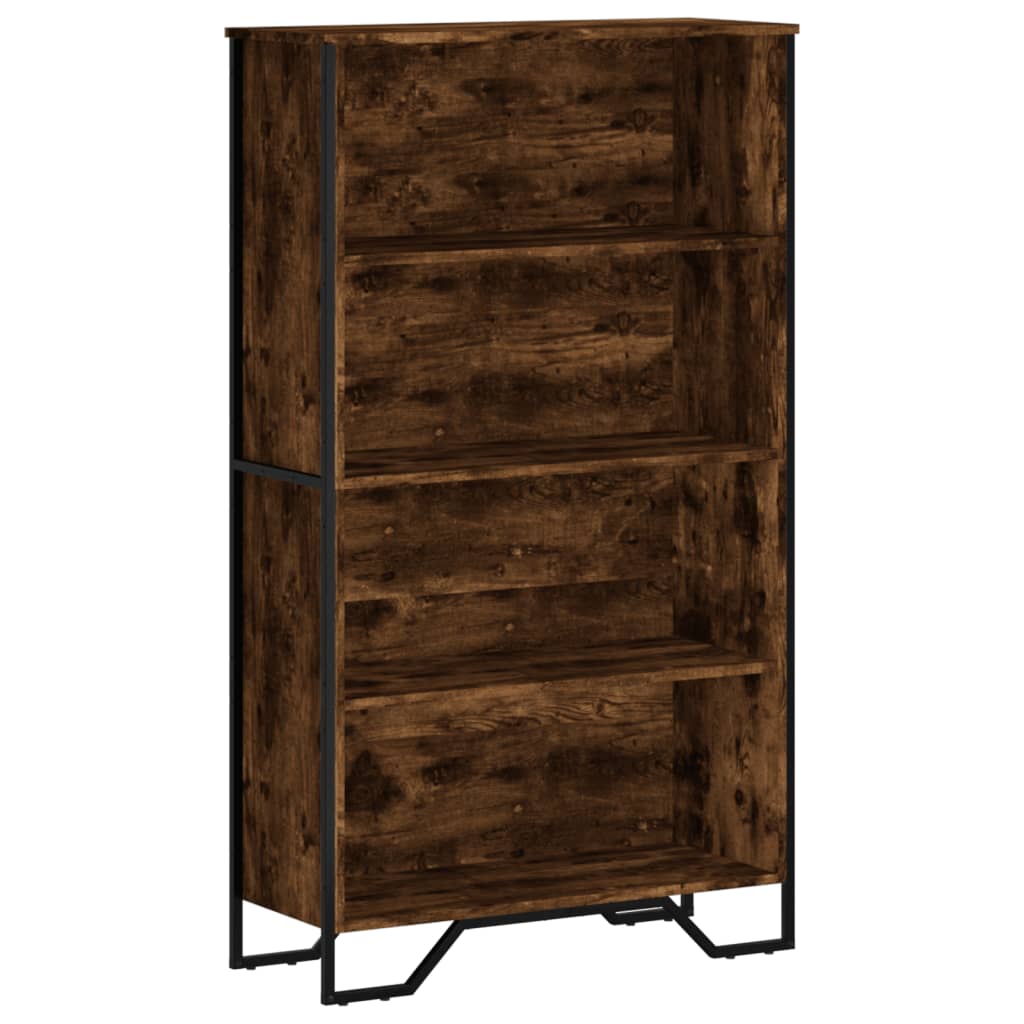 Regal za knjige boja hrasta 80x31x137,5 cm konstruirano drvo