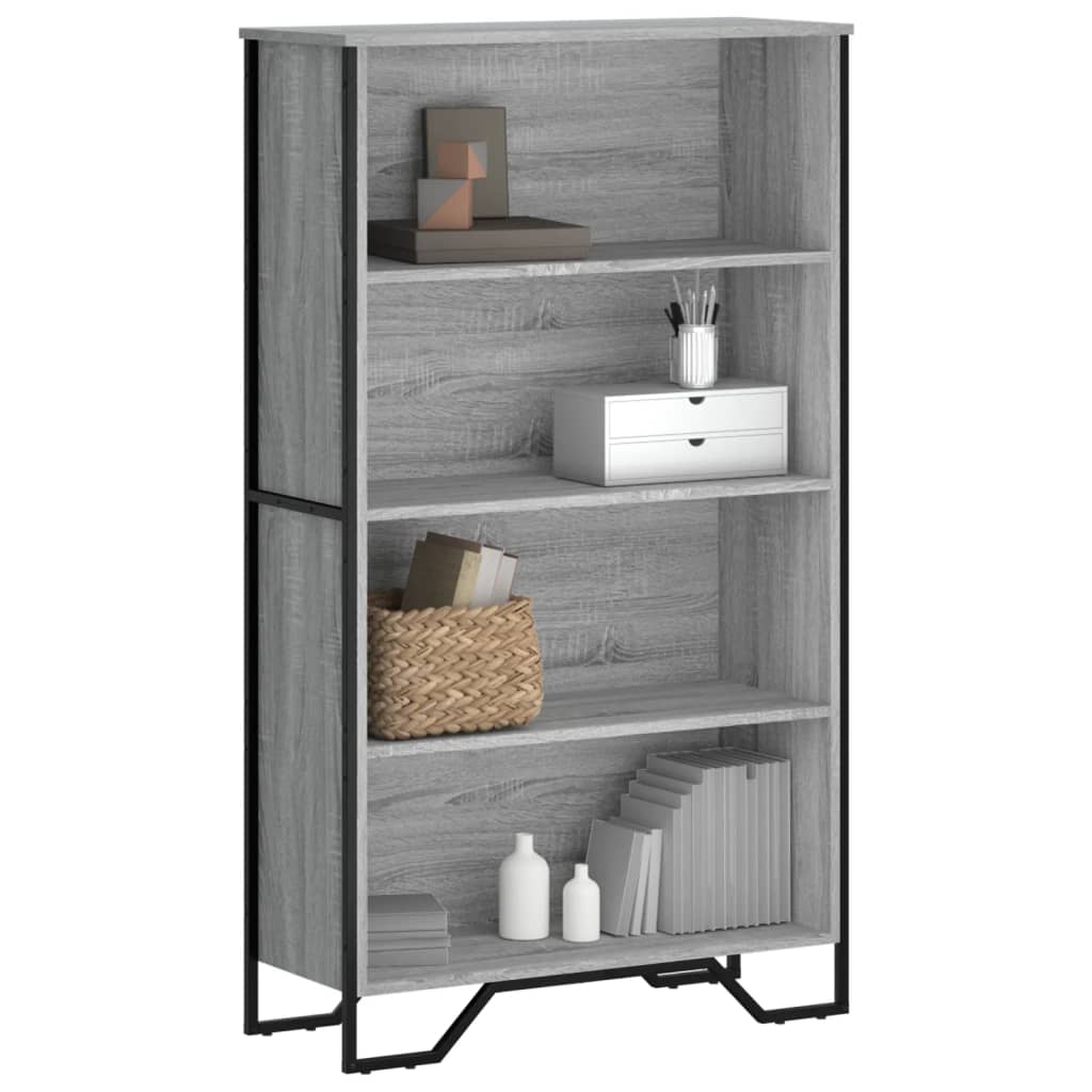 Regal za knjige boja hrasta 80x31x137,5 cm konstruirano drvo