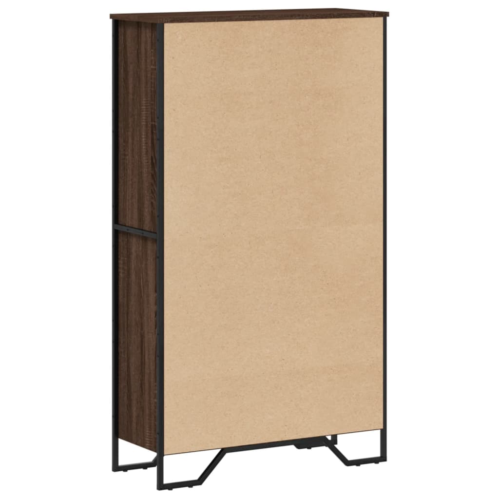 Regal za knjige boja hrasta 80x31x137,5 cm konstruirano drvo
