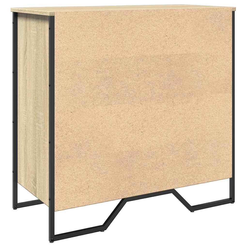 Ormarić za cipele boja hrasta 80x38x78 cm konstruirano drvo