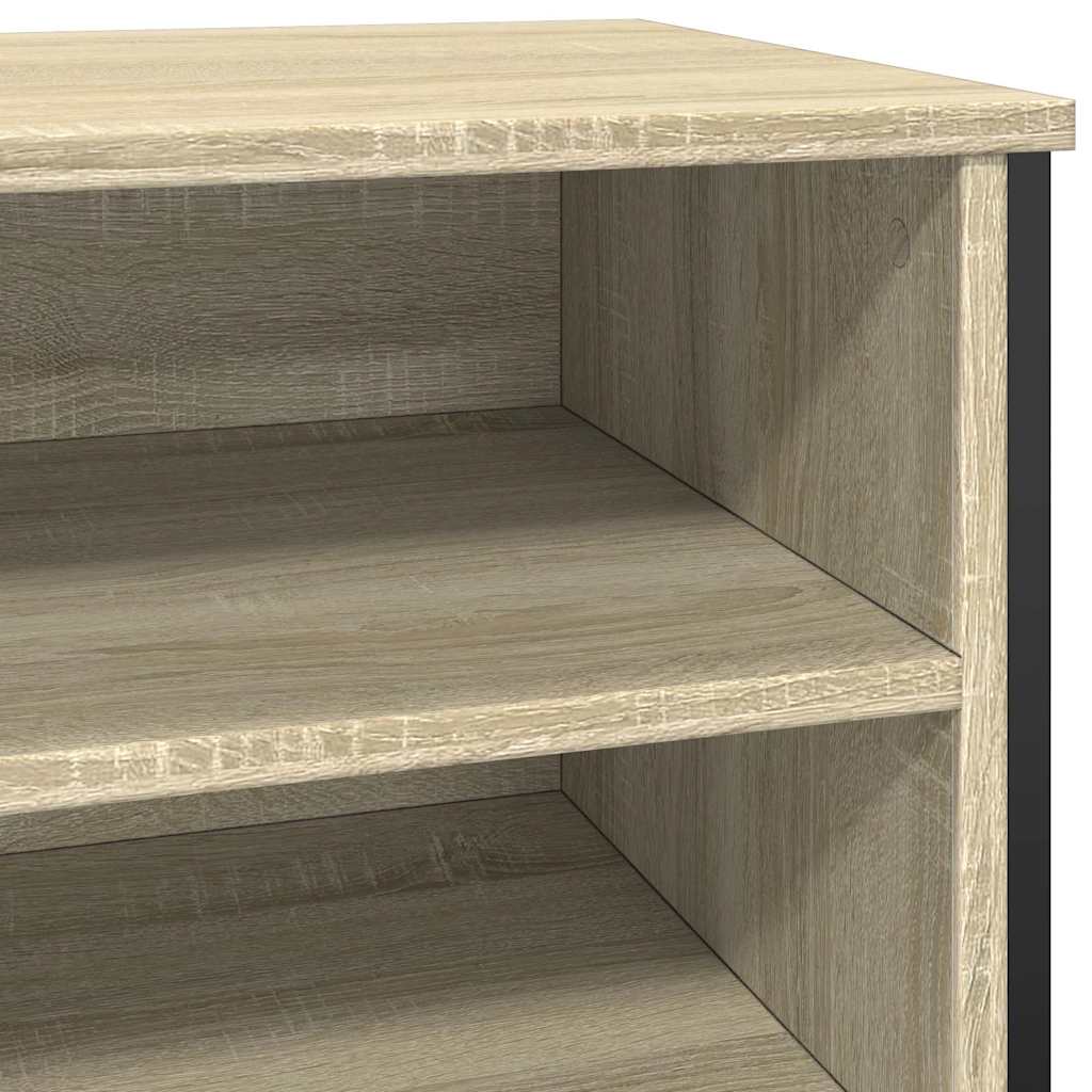 Ormarić za cipele boja hrasta 80x38x78 cm konstruirano drvo