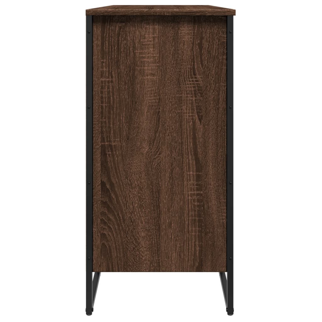 Ormarić za cipele boja hrasta 80x38x78 cm konstruirano drvo