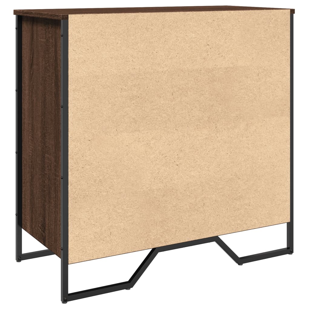 Ormarić za cipele boja hrasta 80x38x78 cm konstruirano drvo