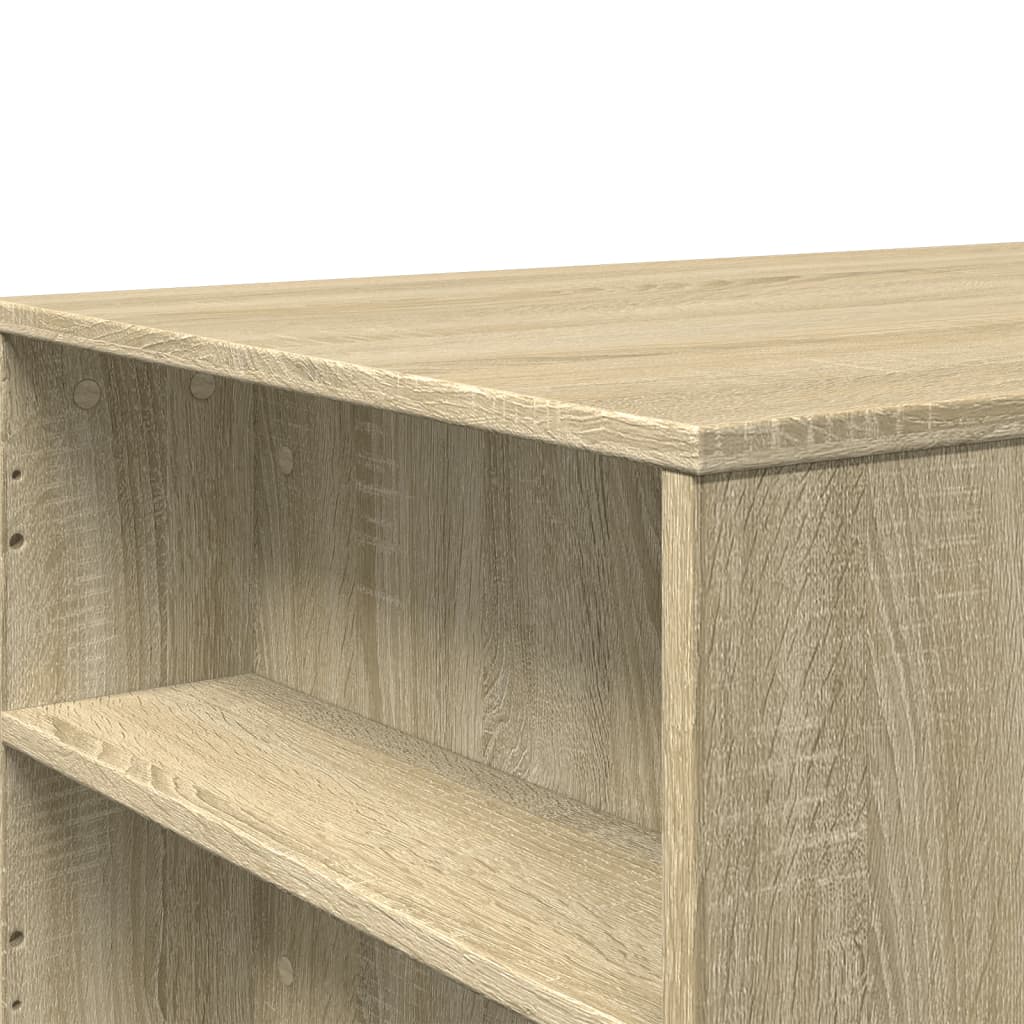 Stolić za kavu boja hrasta 102x55x42 cm konstruirano drvo