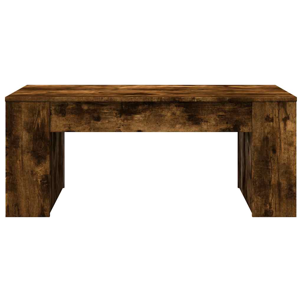 Stolić za kavu boja hrasta 102x55x42 cm konstruirano drvo