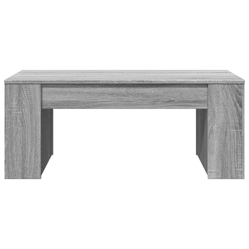 Stolić za kavu boja hrasta 102x55x42 cm konstruirano drvo
