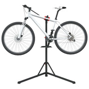 Stalak za popravak bicikla sklopivi 92 - 152 cm crveni čelični