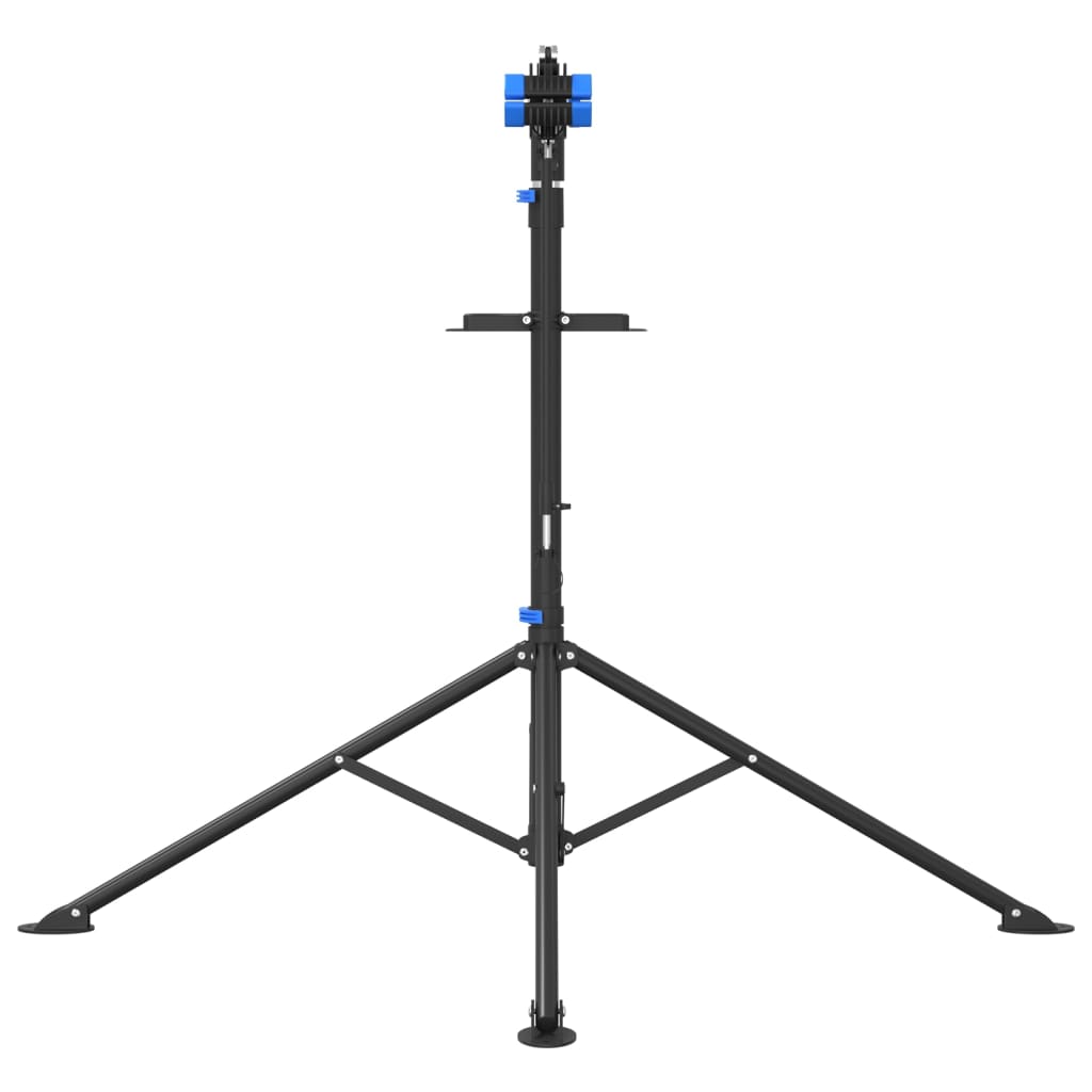 Stalak za popravak bicikla sklopivi 108 - 188 cm plavi čelični