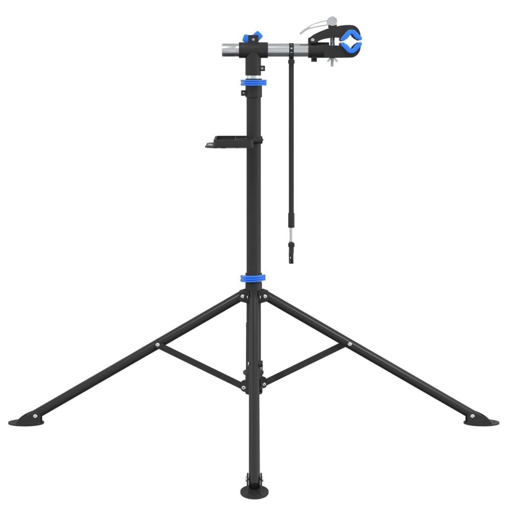 Stalak za popravak bicikla sklopivi 108 - 188 cm plavi čelični