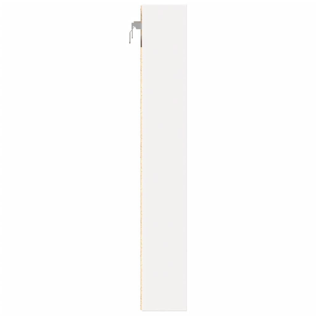 Vitrina bijela 60x8,5x58 cm konstruirano drvo