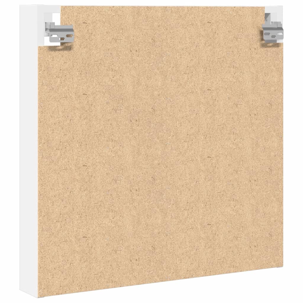 Vitrina bijela 60x8,5x58 cm konstruirano drvo