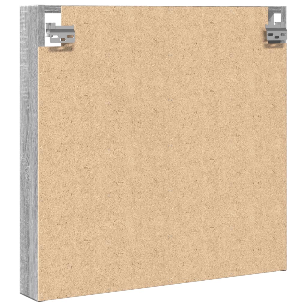 Vitrina boja sivog hrasta sonome 60x8,5x58 cm drvena