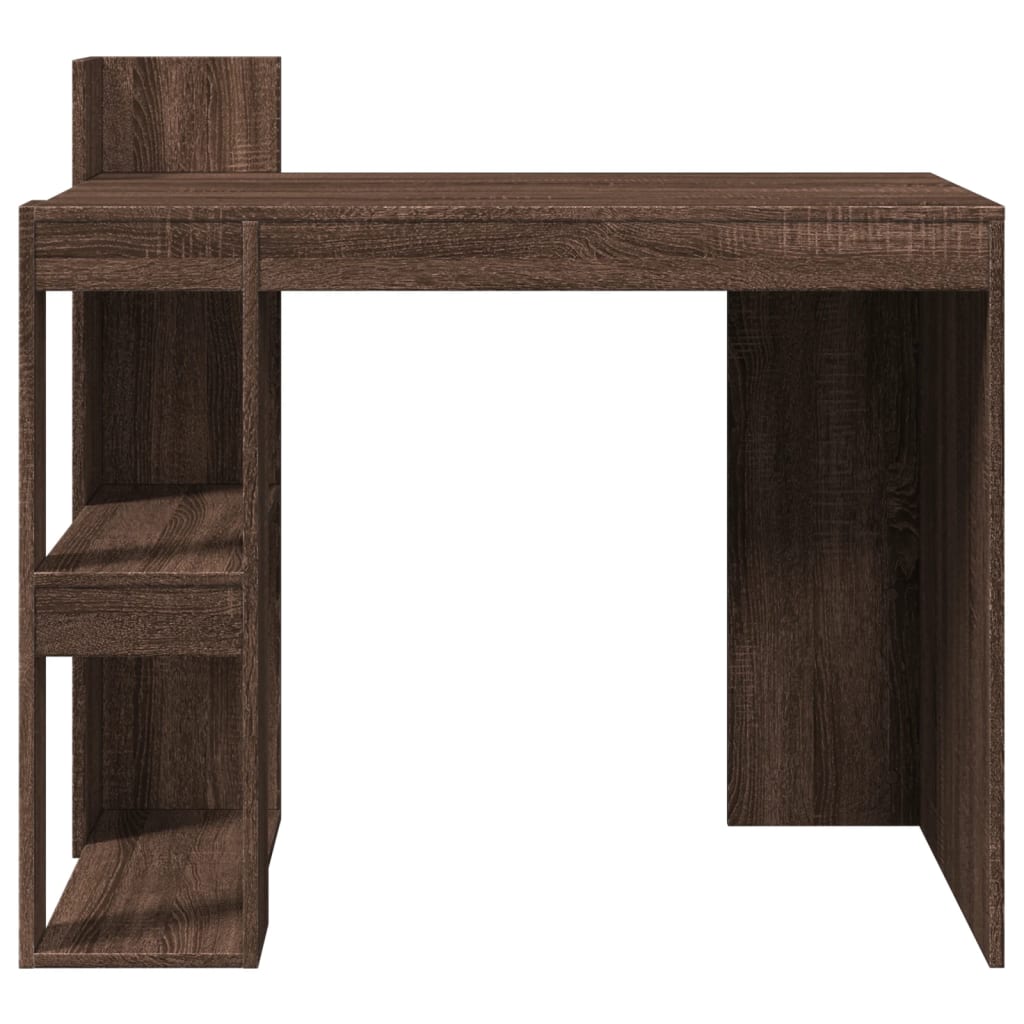 Uredski stol boja smeđeg hrasta 103,5x56,5x94 cm drveni