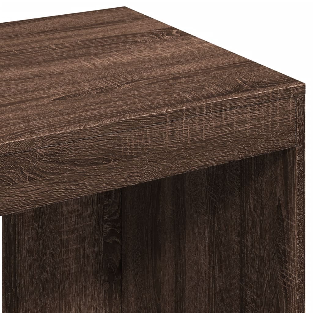 Uredski stol boja smeđeg hrasta 103,5x56,5x94 cm drveni