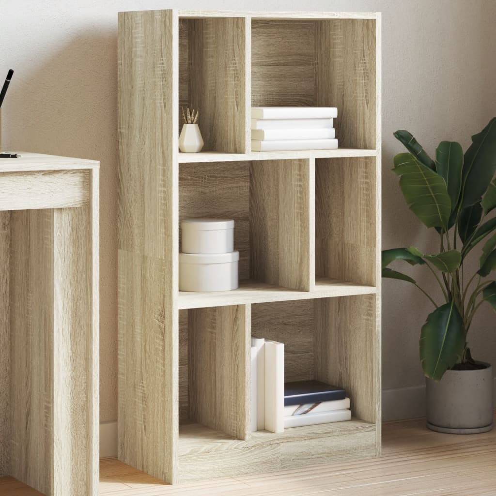 Regal za knjige boja hrasta 57x28,5x107,5 cm konstruirano drvo