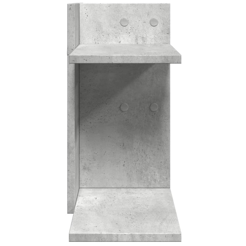 Organizator za stol boja betona 42x21,5x42 cm konstruirano drvo