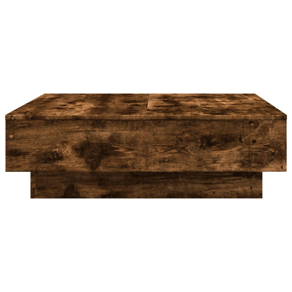 Stolić za kavu boja hrasta 90x90x28 cm od konstruiranog drva