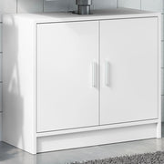 Ormarić za umivaonik bijeli 63 x 29 x 55 cm konstruirano drvo