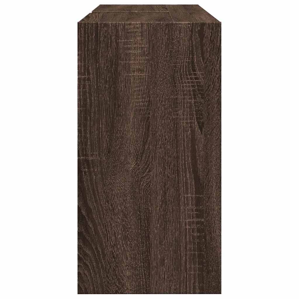 Ormarić za umivaonik smeđa boja hrasta 90 x 29 x 55 cm drveni
