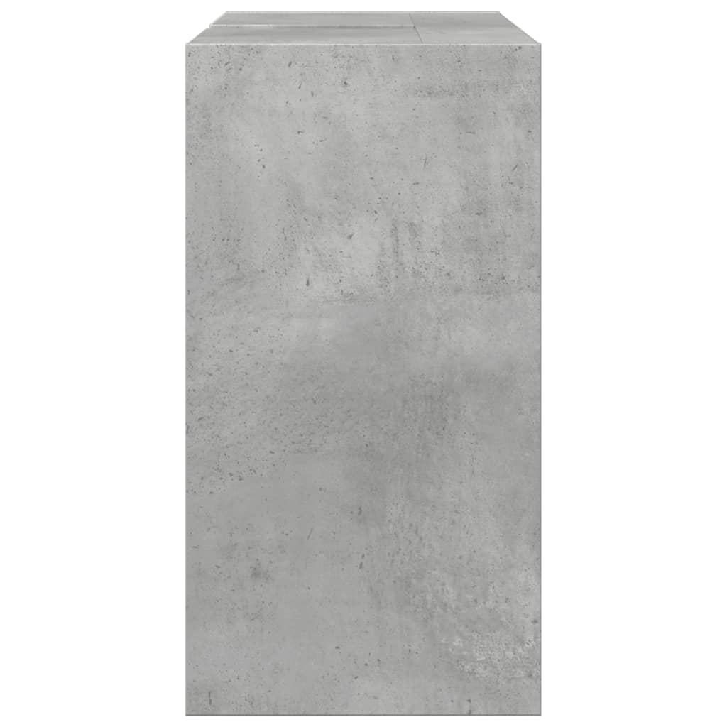 Ormarić za umivaonik boja betona 63x29x55 cm konstruirano drvo
