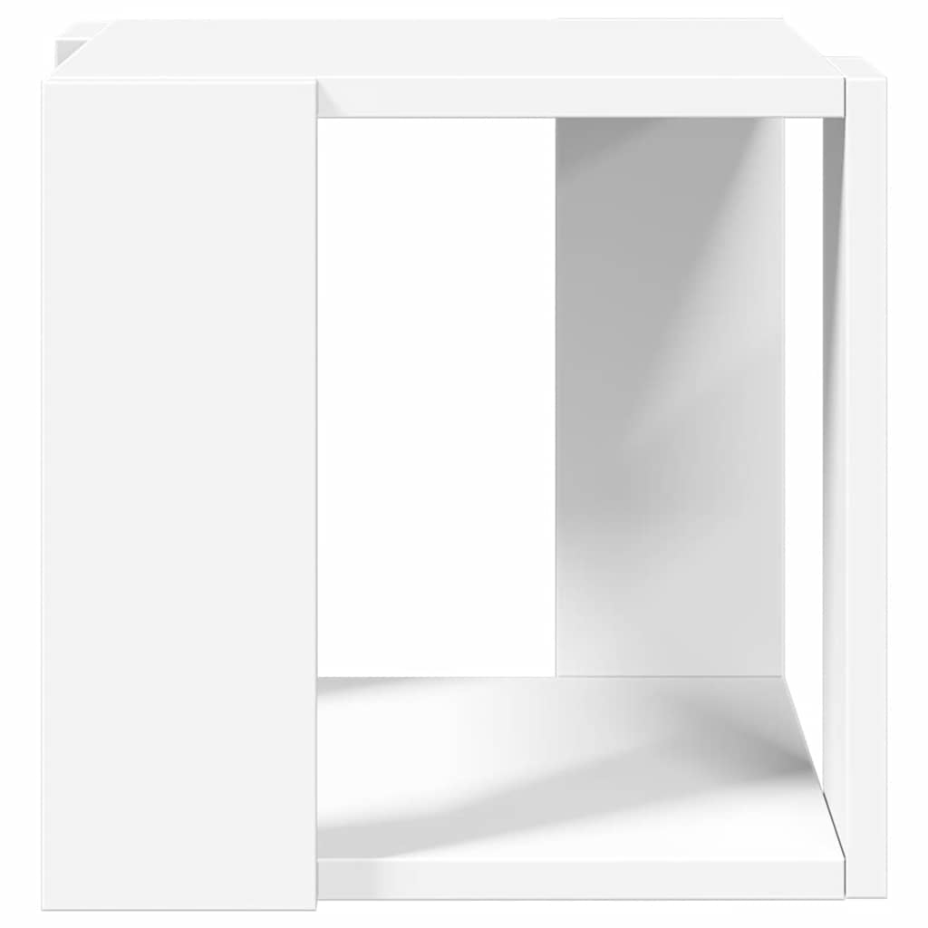 Stolić za kavu bijeli 32x32x30 cm od konstruiranog drva
