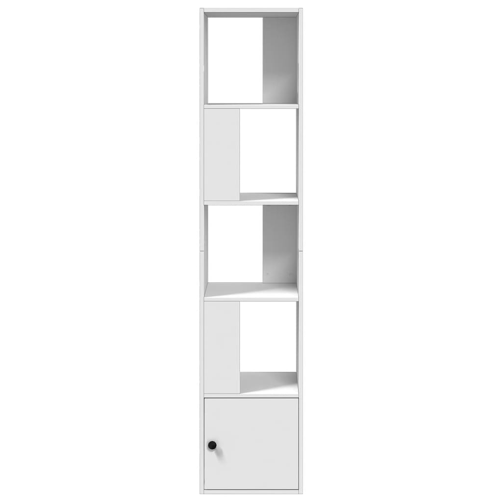 Regal za knjige bijeli 40 x 36 x 189 cm od konstruiranog drva