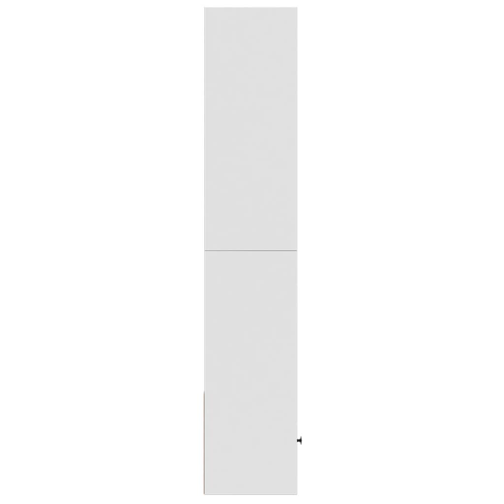 Regal za knjige bijeli 40 x 36 x 189 cm od konstruiranog drva